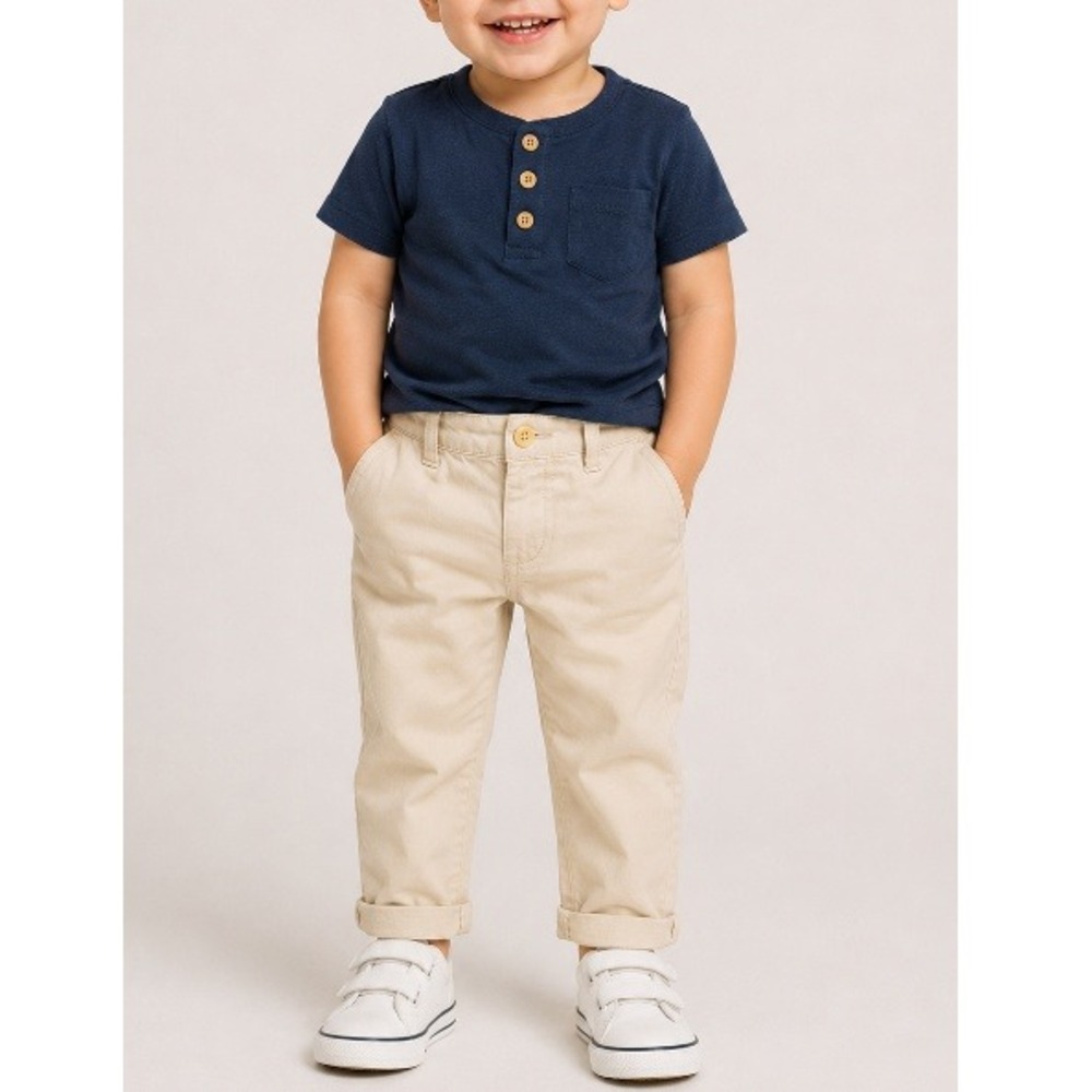 Polo Ralph Lauren Kids Boys Beige Chino Pants Size 24M